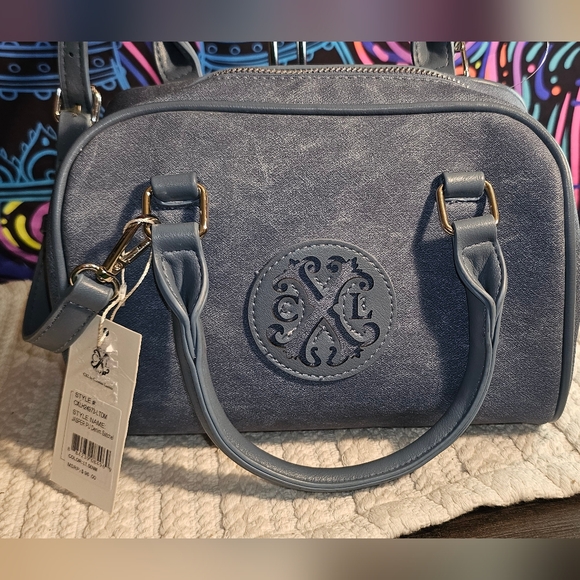 CXL Christian Lacroix Jasper Barrel Satchel Crossbody Handbag - Picture 5 of 10